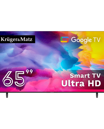 TV Kruger&Matz 65" UHD Google TV 5.0 DVB-T2/T/C H.265 HEVC