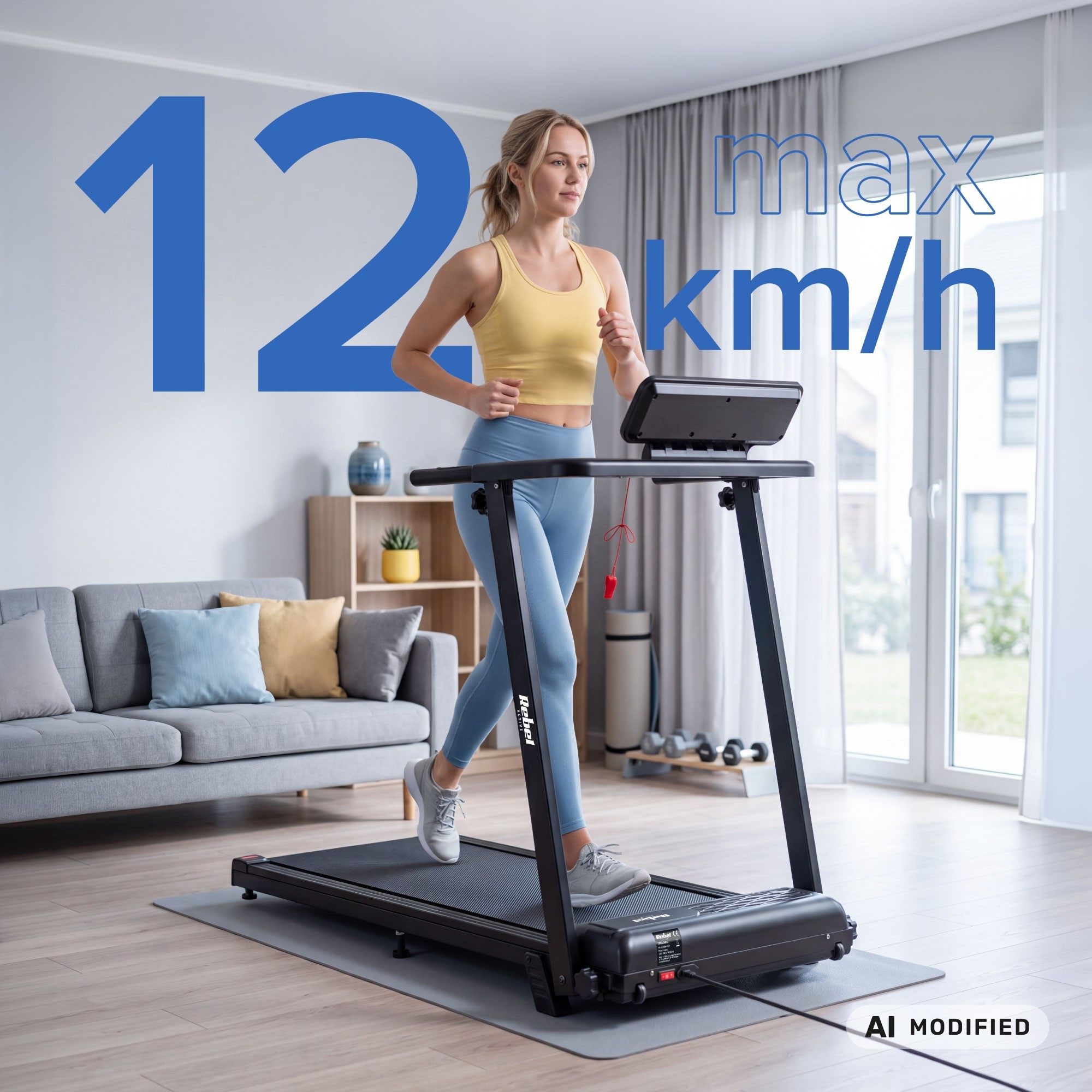 Electric treadmill REBEL ACTIVE model RBA-1021