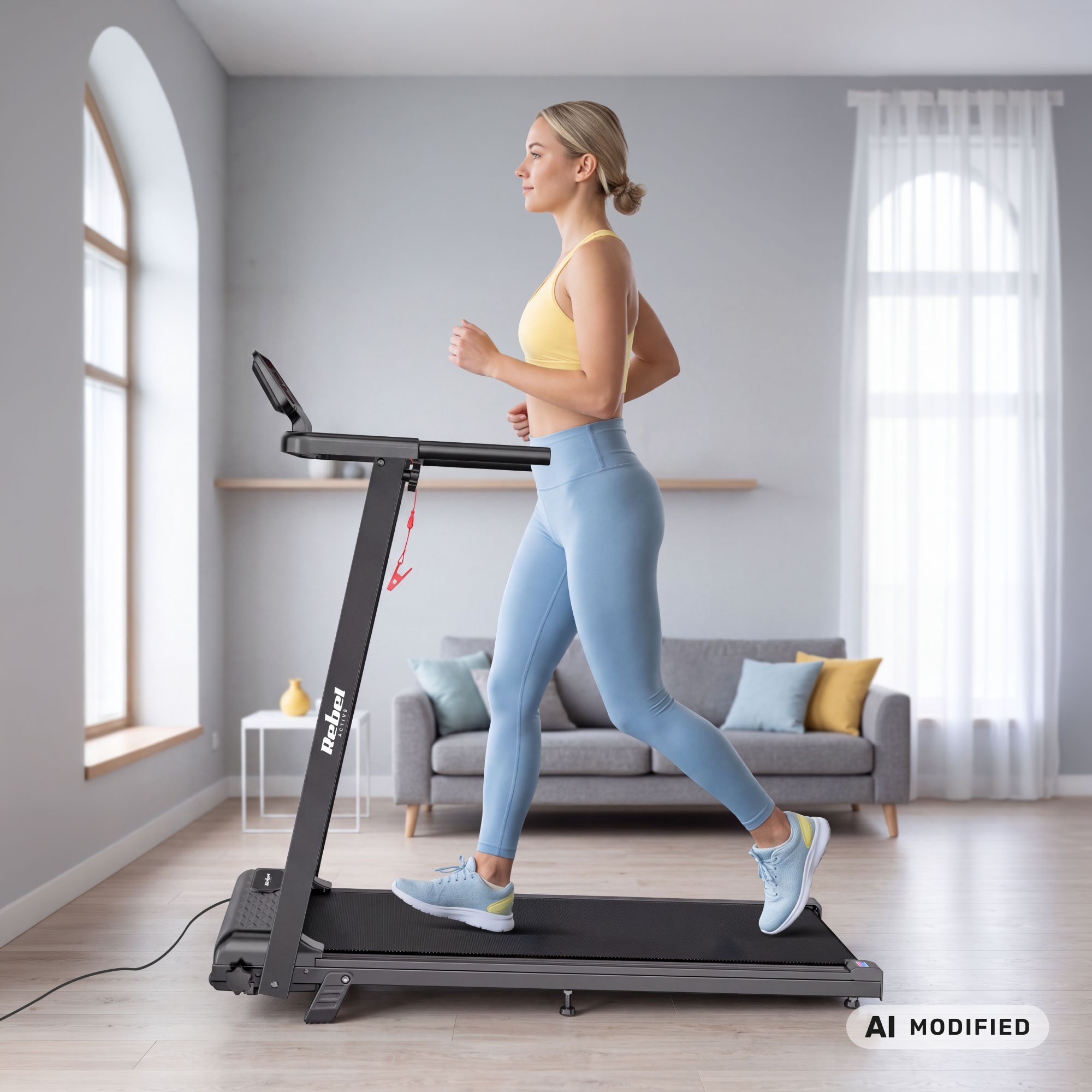 Electric treadmill REBEL ACTIVE model RBA-1021