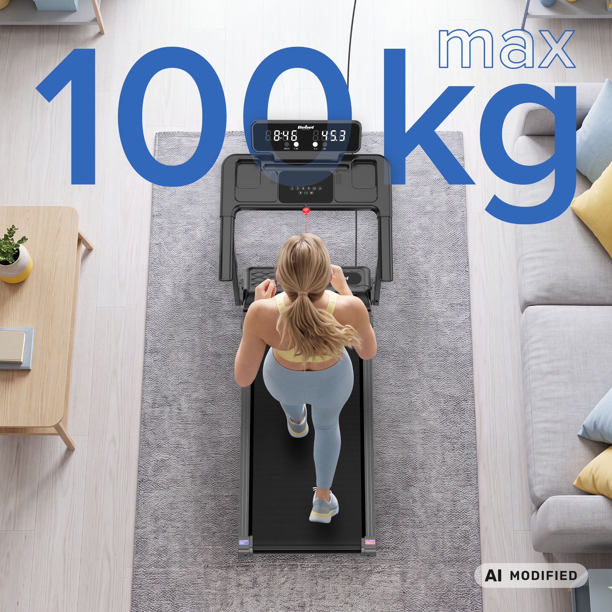 Electric treadmill REBEL ACTIVE model RBA-1021