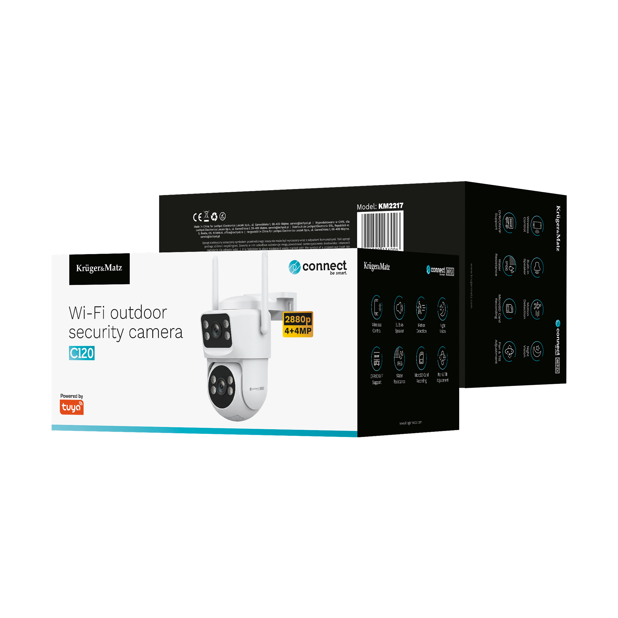 Kruger&Matz Connect C120 Tuya Outdoor Wi-Fi Camera