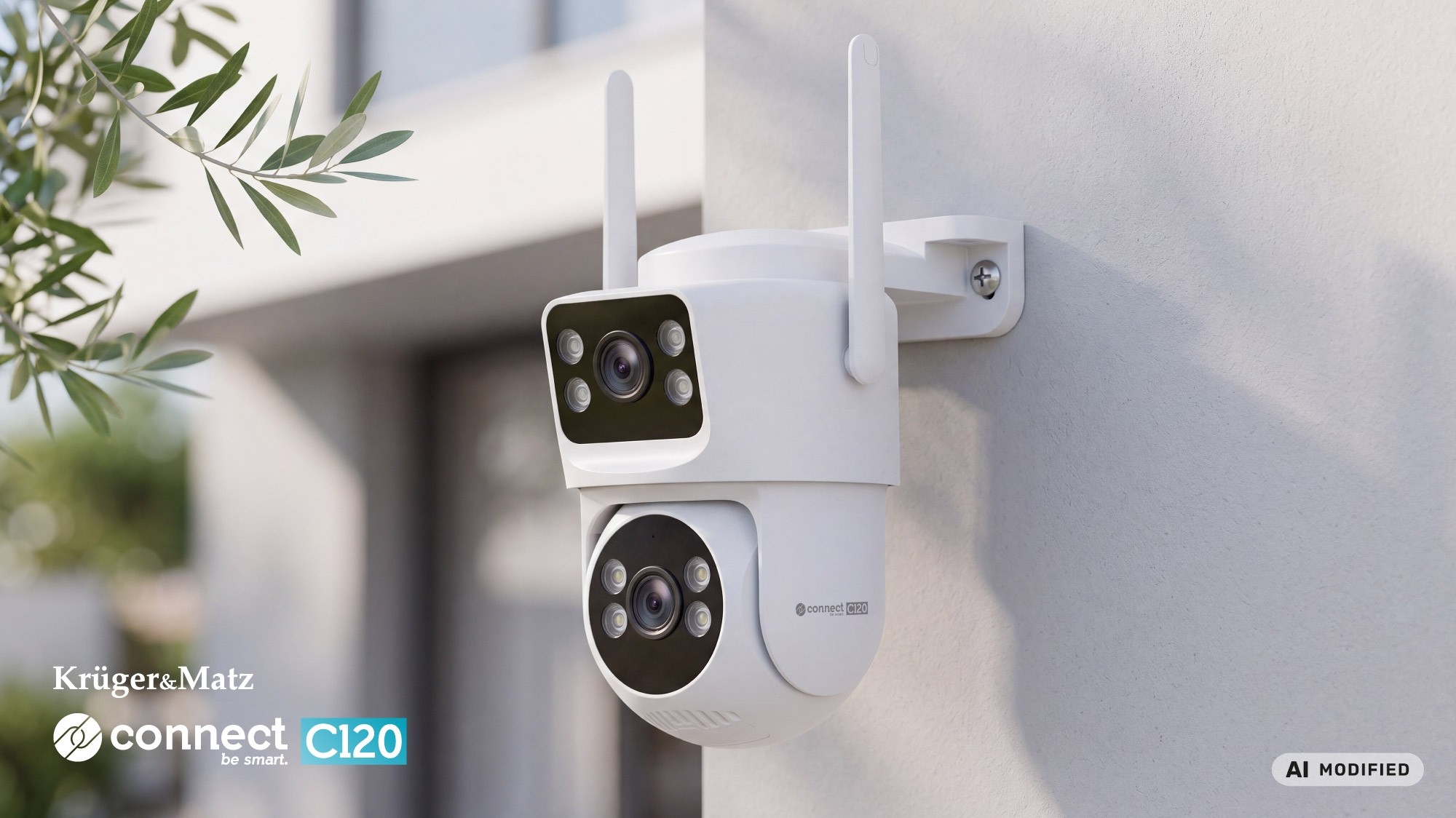 Kruger&Matz Connect C120 Tuya Outdoor Wi-Fi Camera