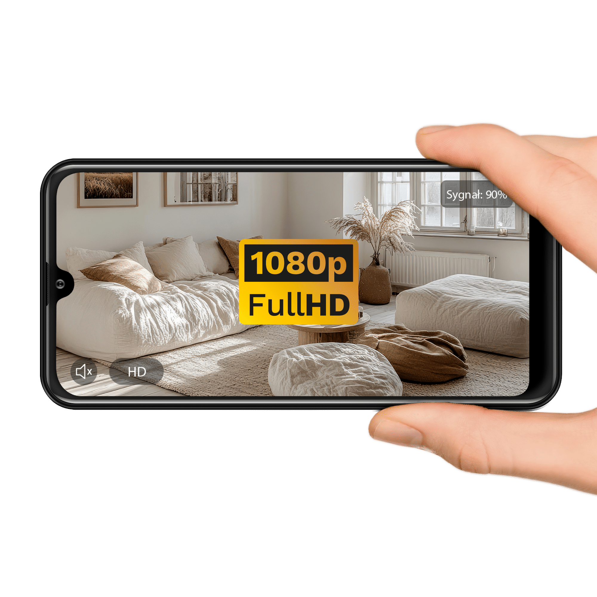 Kruger&Matz Connect C180 WiFi Camera 2x PTZ Lens 360° 2K Tuya Smart Life Color Night Audio AI