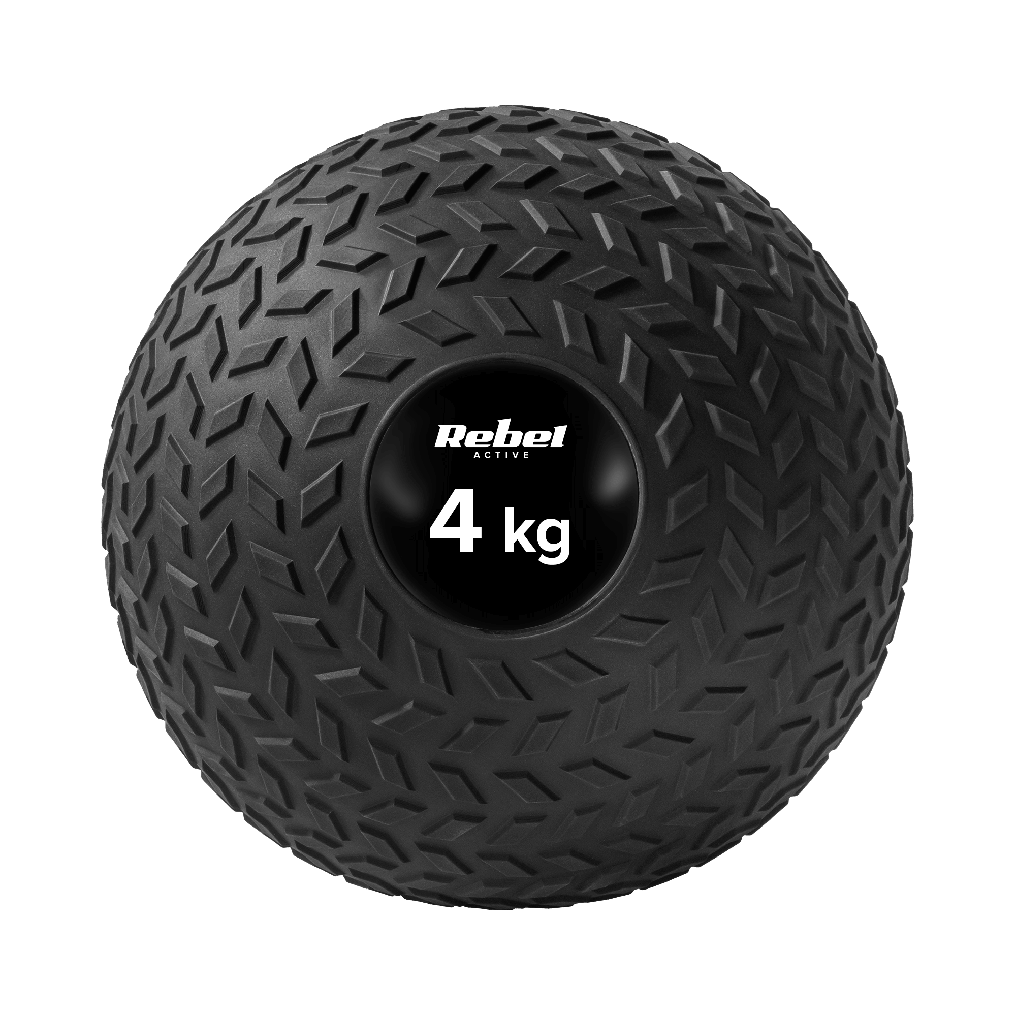 Small Medical Exercise Rehabilitation Slam Ball 23cm 4kg, REBEL ACTIVE
