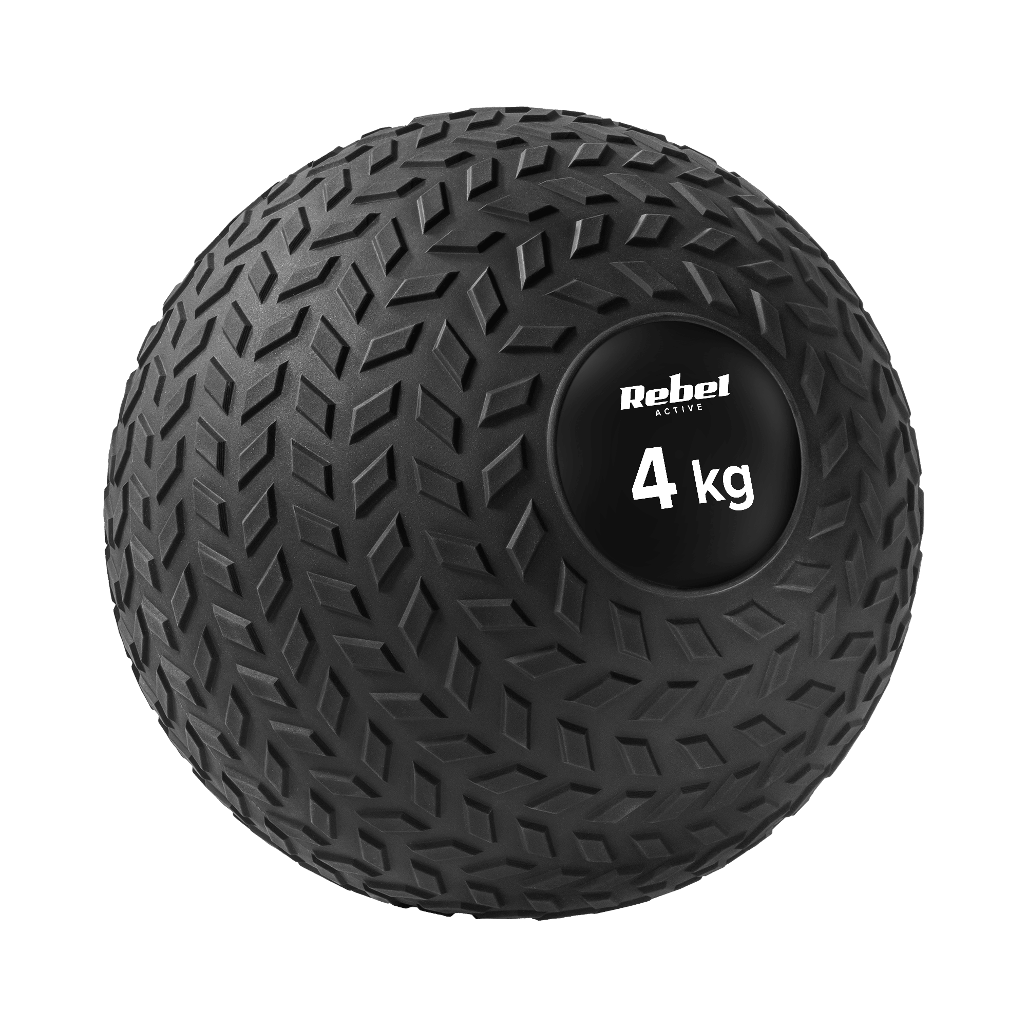 Small Medical Exercise Rehabilitation Slam Ball 23cm 4kg, REBEL ACTIVE