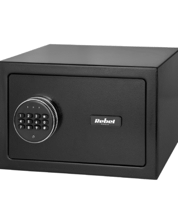 Electronic home safe with PIN code and key – safe for money and documents Rebel RB-7002