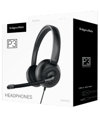Headphones with microphone for computer (USB) Kruger&Matz P3